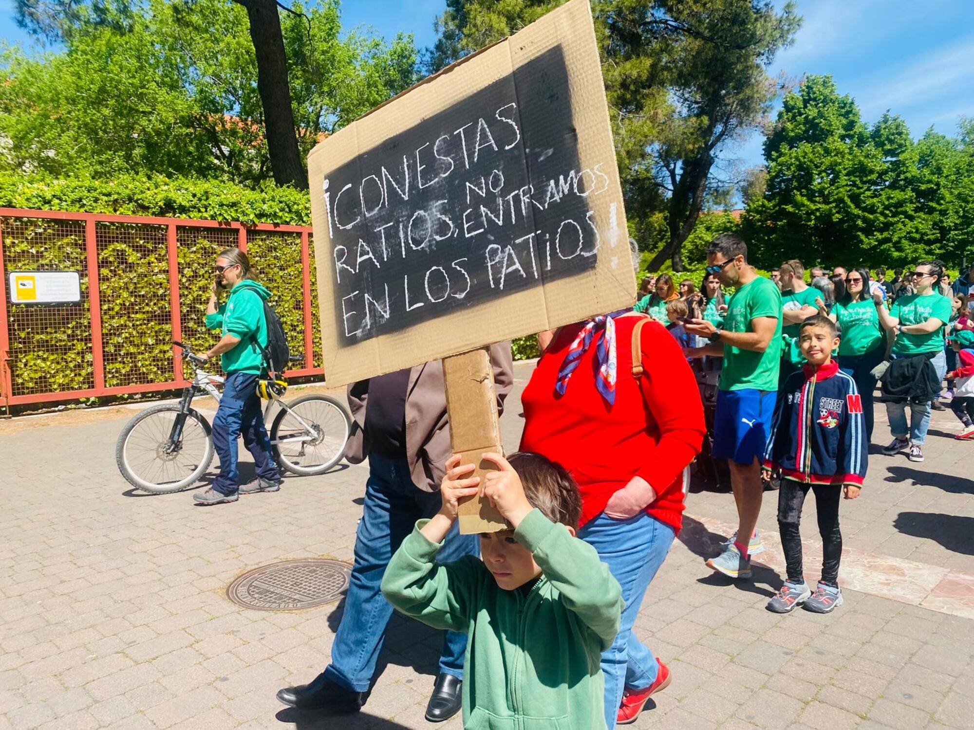Manifestación huelga profesores